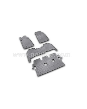 3D Patosnice TOYOTA Land Cruiser (J200) 2007-2012, kuka za fiksiranje patosnica, set 4 kom. 